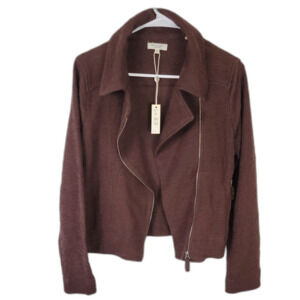 Max Studio London Jacket, New with Tags, Color: Fudge, Size Medium